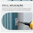Painel Ripado WPC 2,90m x 16cm x 23mm Azul – Madeira Ecológica para Parede/ 1, 5 ou 10 Peças