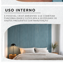 Painel Ripado WPC 2,90m x 16cm x 23mm Azul – Madeira Ecológica para Parede/ 1, 5 ou 10 Peças