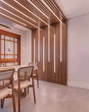 Kit Fita LED Autocolante 5m 240 leds com Fonte 10A  + Perfil de acabamento Ripado