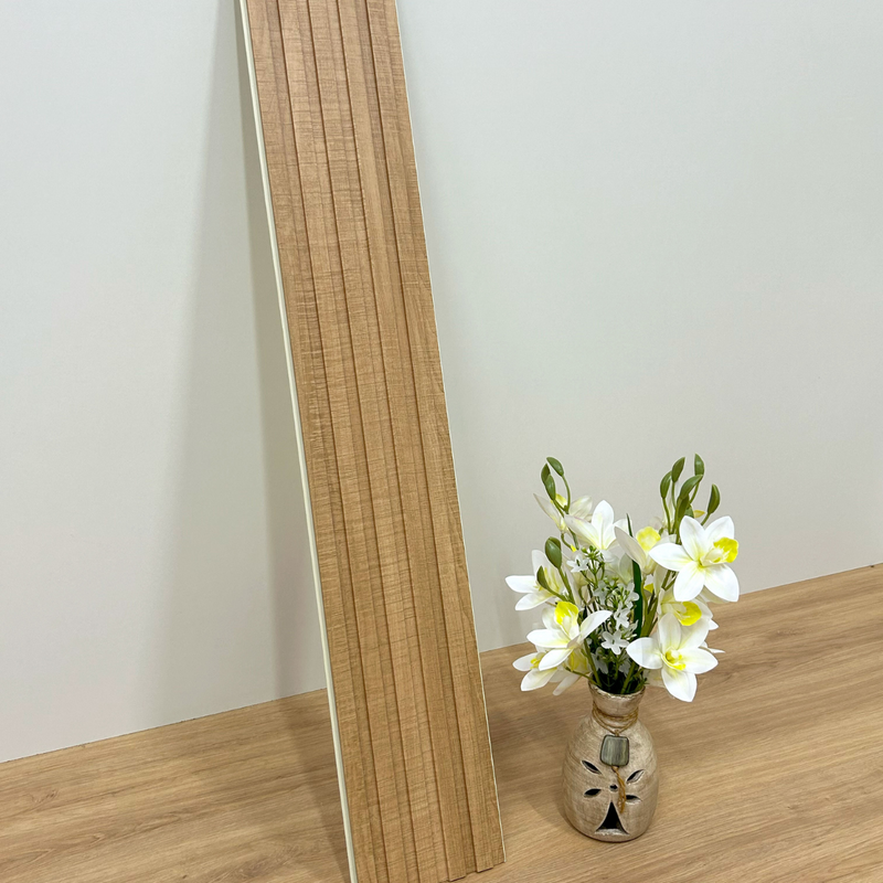 Painel Ripado Carvalho Natural- 2,70m LANÇAMENTO WPC – Sofisticado Interno