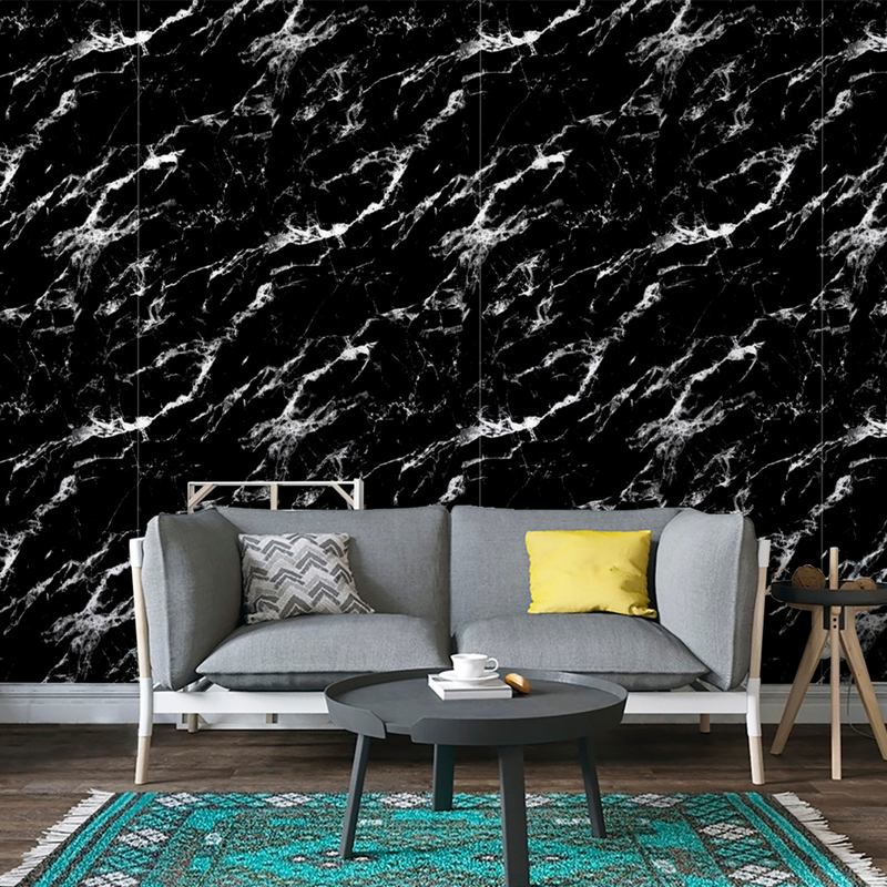 Painel de Mármore Vinílico Autocolante 3m x 1,20m Flexível