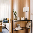 Brise Divisor de Ambientes 2,90m – Carvalho Madeira Ecológica WPC | Moderno e Funcional