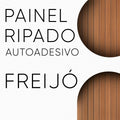 Painel Ripado Adesivo Amadeirado 3m x 40cm Para Parede