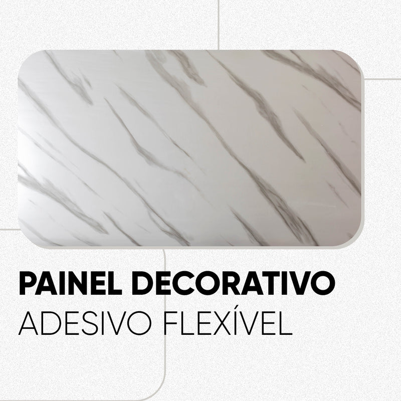 Painel Ripado + Painel de Mármore - Monte seu kit de Revestimento PROMOÇÃO