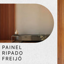 Kit Painel Ripado Freijó 2,90m x 15cm x 9mm Fibra de madeira WPC – Sofisticado Interno