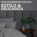 Cabeceira Modular Cinza Adesiva Estofada – Design Sofisticado e Instalação Sem Furos