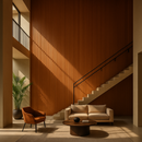 Painel Ripado Freijó 2,80m x 16cm Fibra de madeira WPC – Sofisticado Interno