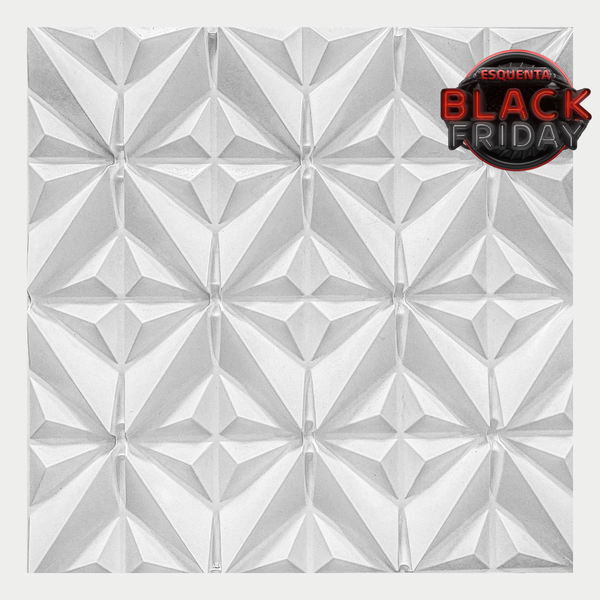Placa 3D África Autoadesiva – 50x50cm Revestimento Decorativo de Parede