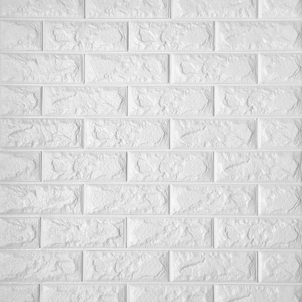 Painel 3D Tijolinho Espumado Autoadesivo – Isolante Térmico e Acústico Moderno
