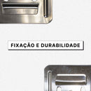 Kit 10 Clips - Presilha De Metal Para Painel Ripado Wpc