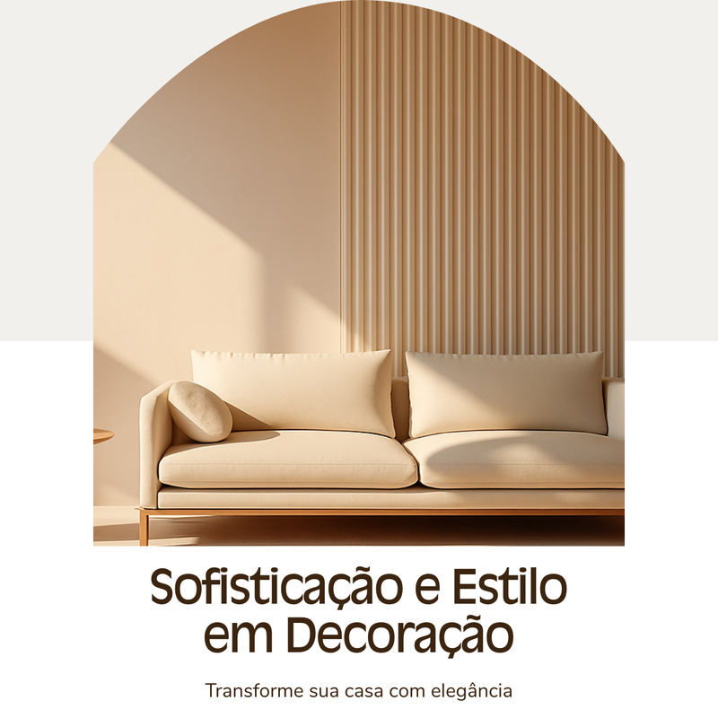 Painel Ripado Off White Cintilante - 2,80m Madeira Ecológica WPC – Sofisticado Interno