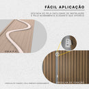 Kit Painel Ripado Carvalho 2,90m x 15cm x 9mm Madeira Ecológica WPC – Sofisticado Interno (Cópia)