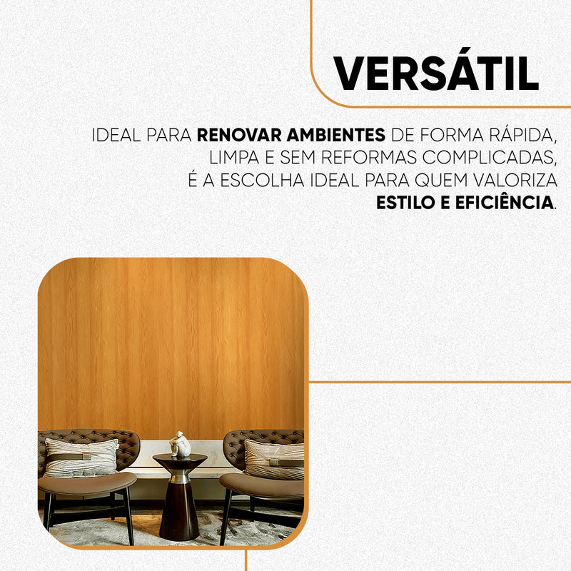 Painel de Mármore Vinílico Autocolante 3m x 1,20m Flexível