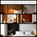 Kit Painel Ripado Tabaco 2,90m x 15cm x 9mm Madeira Ecológica WPC – Sofisticado Interno