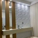 Placa 3D Alpes Autoadesiva – 50x50cm Revestimento Decorativo de Parede