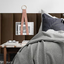 Cabeceira Modular Marrom Adesiva Estofada – Design Sofisticado e Instalação Sem Furos