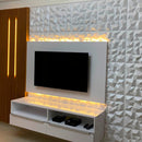 Placa 3D Alpes Autoadesiva – 50x50cm Revestimento Decorativo de Parede