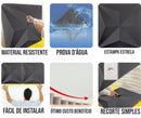 Placa 3D Estrelar 50x50cm - Alto Relevo