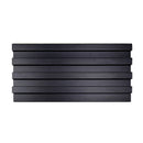 Painel Ripado WPC 2,90m x 16cm x 23mm Preto – Madeira Ecológica/ 1, 5 ou 10 Peças