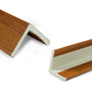 Acabamento Para Ripado WPC 96cm x 2,5cm x 2,5cm em L Kit Cantoneira