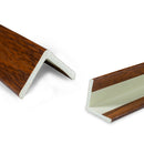 Acabamento Para Ripado WPC 96cm x 2,5cm x 2,5cm em L Kit Cantoneira