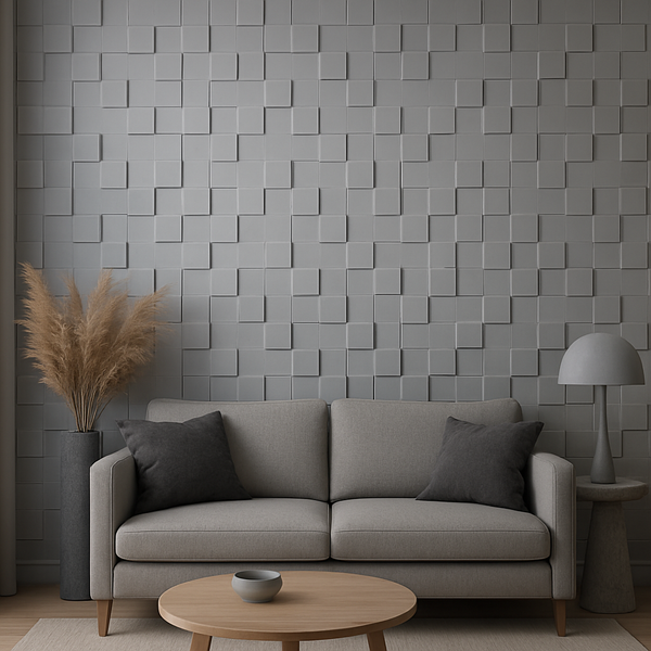 Placa 3D Dubai Autoadesiva – 50x50cm Revestimento Decorativo de Parede