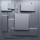 Placa 3D Cidades Autoadesiva – 50x50cm Revestimento Decorativo de Parede