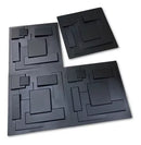 Placa 3D Cidades Autoadesiva – 50x50cm Revestimento Decorativo de Parede