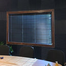 Placa 3D Ripado Autoadesiva – 50x50cm Revestimento Decorativo de Parede