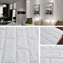 Painel 3D Tijolinho Espumado Autoadesivo – Isolante Térmico e Acústico Moderno