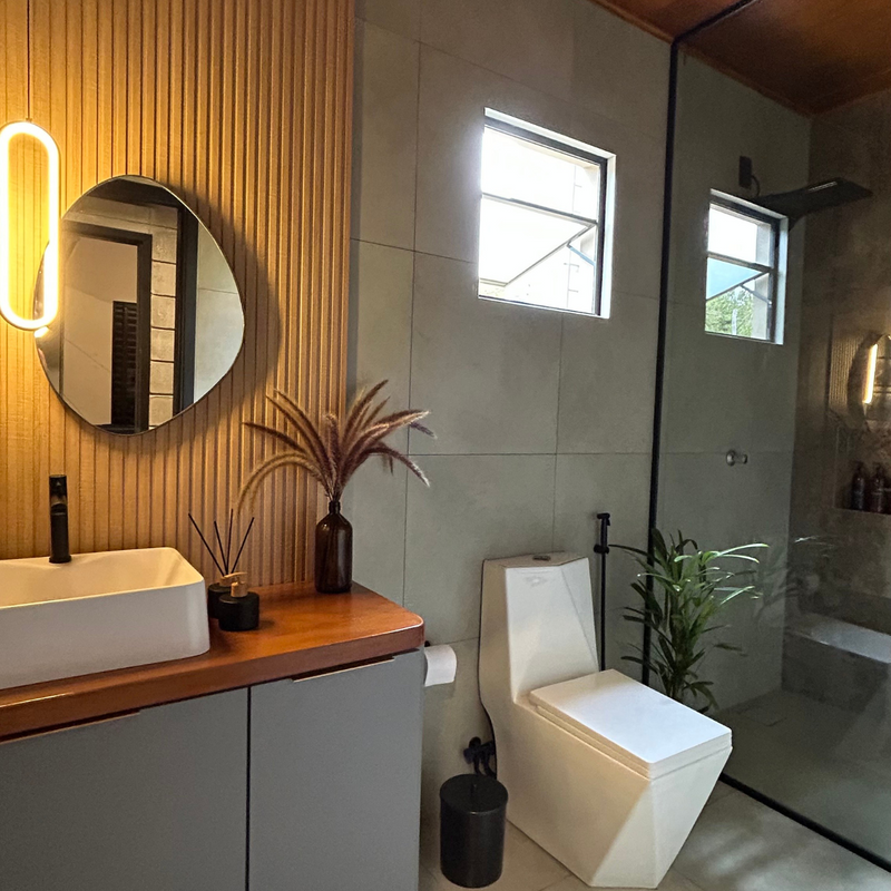 Painel Ripado Carvalho Natural- 2,70m LANÇAMENTO WPC – Sofisticado Interno