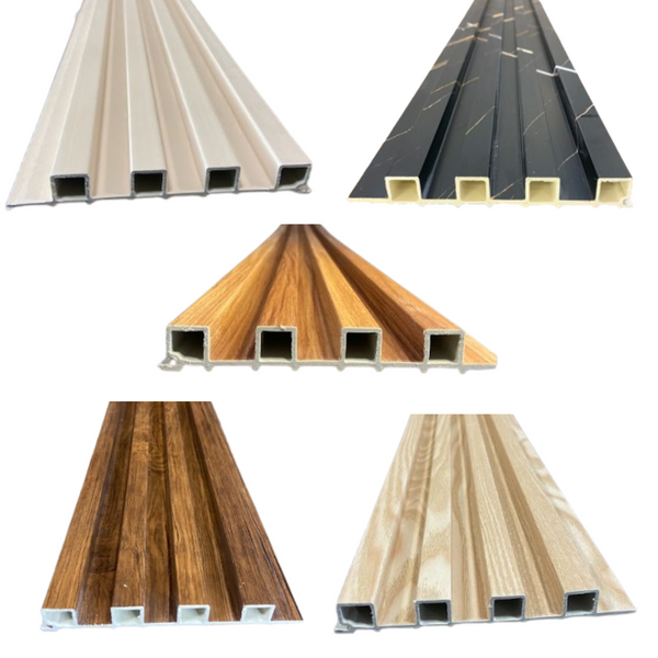 Kit mostruário 5 ripas com 10cm de altura - Amostras de cores lançamento
