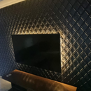 Placa 3D Veneto Autoadesiva – 50x50cm Revestimento Decorativo de Parede