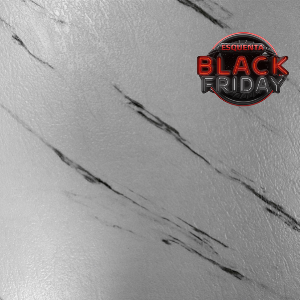 Piso Vinílico Autoadesivo Branco Rajado – Instalação Fácil Sofisticado