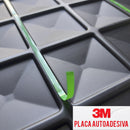 Placa 3D Inca Autoadesiva – 50x50cm Revestimento Decorativo de Parede