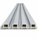 Painel Ripado Cinza - 2,90m Madeira Ecológica WPC – Sofisticado Interno