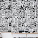 Papel de Parede Adesivo com estampa Teen.