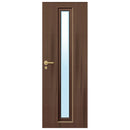 Papel de Parede Porta Madeira Marrom Com Visor