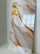 Kit 10 placas mármore autocolantes 1,8m² vinílico lavável