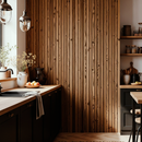 Painel Ripado Loft 2,90m x 25cm Madeira Ecológica WPC Sofisticado