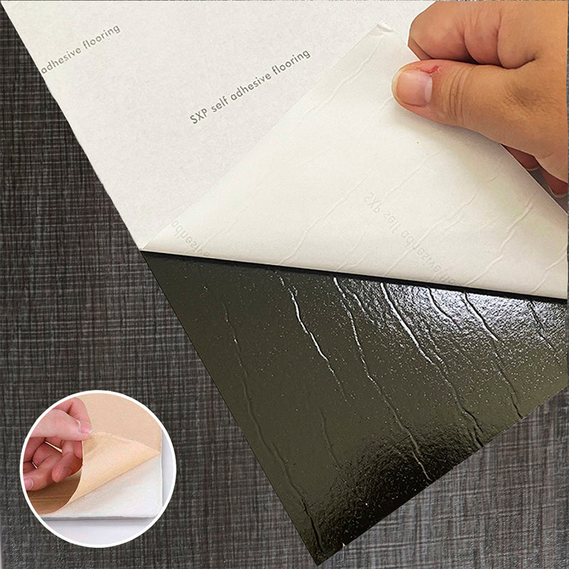 Piso Vinílico Autoadesivo Grafite – Instalação Fácil e Design Sofisticado