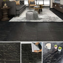 Piso Vinílico Autoadesivo Preto Rajado – Instalação Fácil Sofisticado