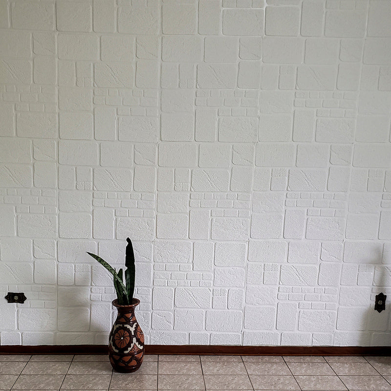 Painel 3D Pedra Espumado Autoadesivo – Isolante Térmico e Acústico Moderno