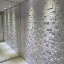 Placa 3D Pixel Autoadesiva – 50x50cm Revestimento Decorativo de Parede