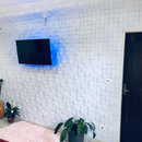 Placa 3D Pixel Autoadesiva – 50x50cm Revestimento Decorativo de Parede