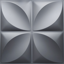 Placa 3D Mini Primavera Autoadesiva – 25x25cm Revestimento Decorativo de Parede