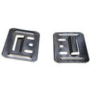 Kit 10 Clips - Presilha De Metal Para Painel Ripado Wpc