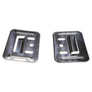 Kit 10 Clips - Presilha De Metal Para Painel Ripado Wpc