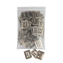 Kit 10 Clips - Presilha De Metal Para Painel Ripado Wpc