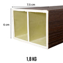 Brise Divisor de Ambientes 2,90m –  Tabaco Madeira Ecológica WPC | Moderno e Funcional